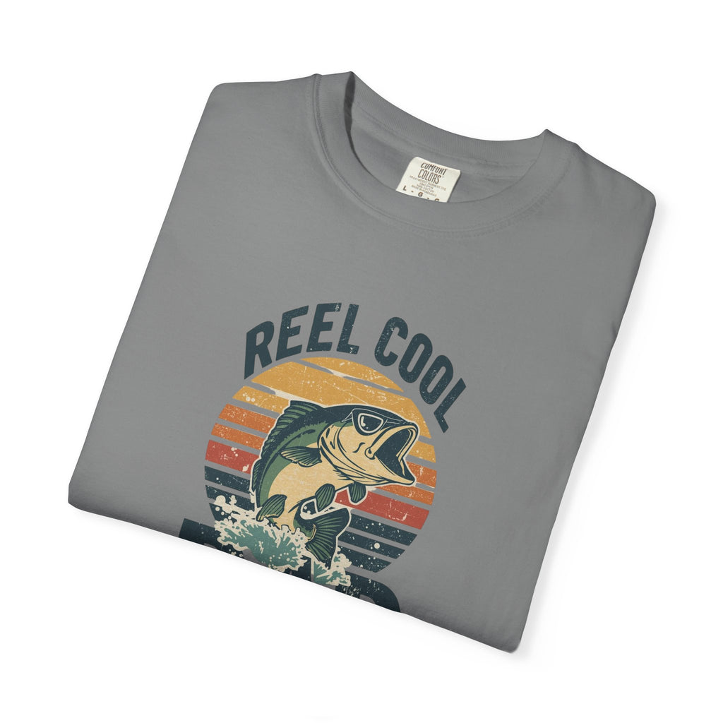 Unisex Garment-Dyed T-shirt,Reel Cool Dad Fishing Shirt, Funny Fishing Dad Shirt, Father’s Day Fishing Gift
