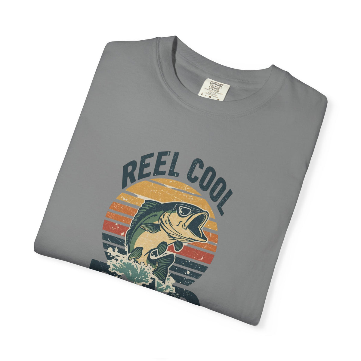 Unisex Garment-Dyed T-shirt,Reel Cool Dad Fishing Shirt, Funny Fishing Dad Shirt, Father’s Day Fishing Gift