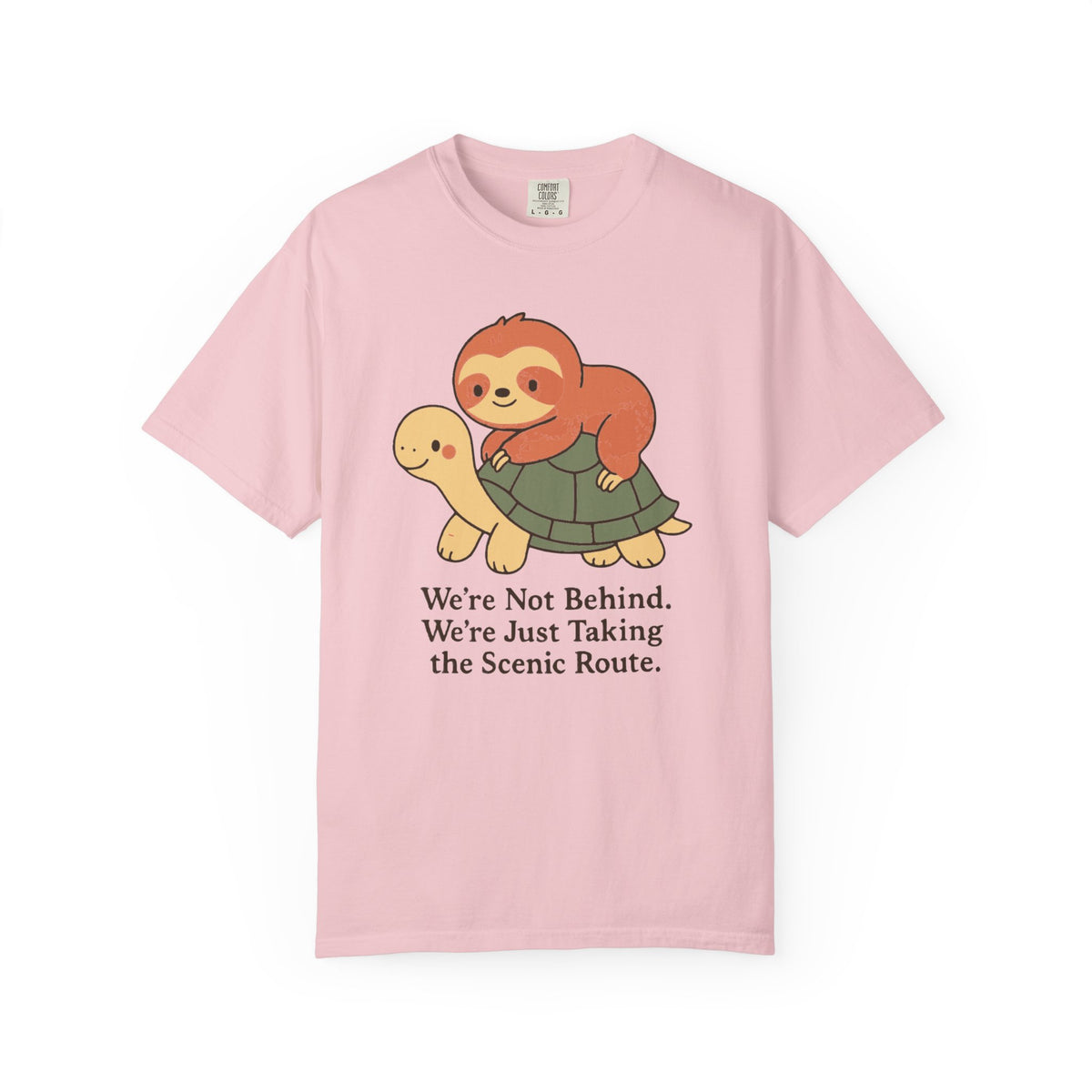 Unisex Garment-Dyed T-shirt, sloth and turtle