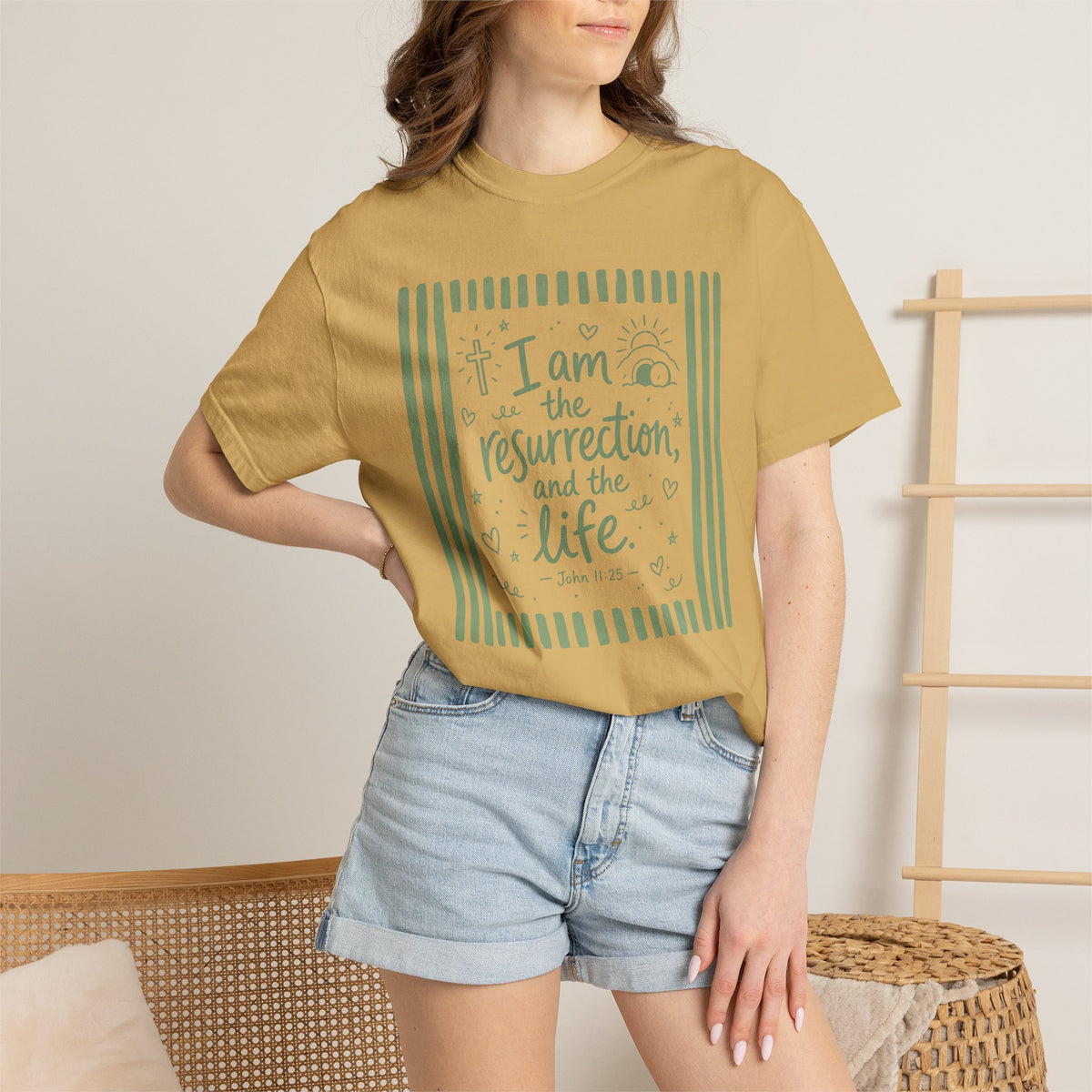 Unisex Garment-Dyed T-shirt Bible verse