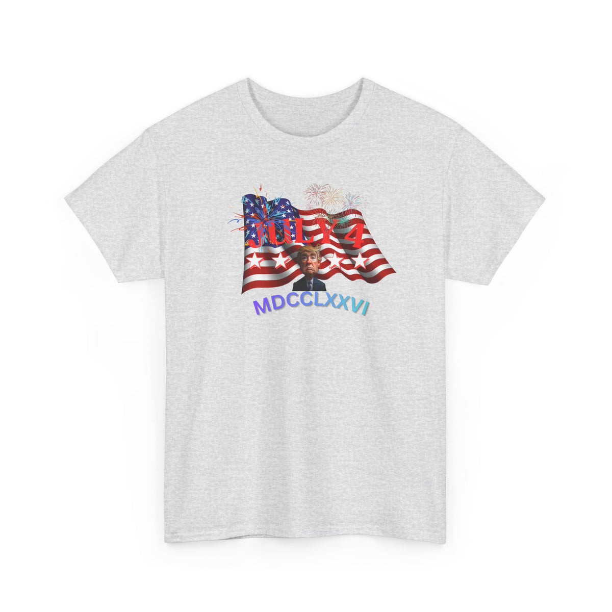 Unisex Heavy Cotton Tee, July 4 1776