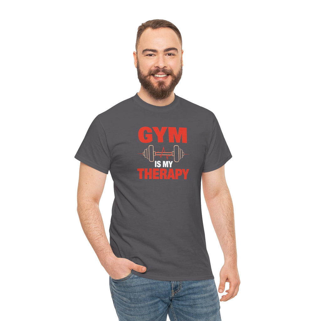 Unisex Heavy Cotton Tee, gym therapy