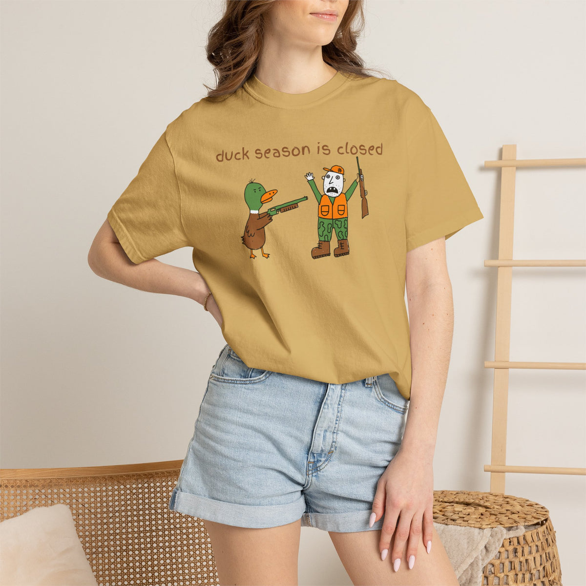 Unisex Garment-Dyed T-shirt duck hunting shirt
