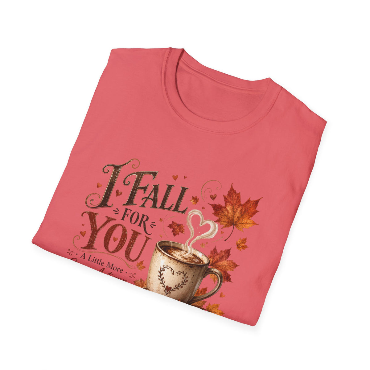 Unisex Softstyle T-Shirt,Cozy fall café / vintage shirt
