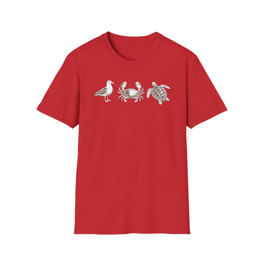 Unisex Softstyle T-Shirt, beach life