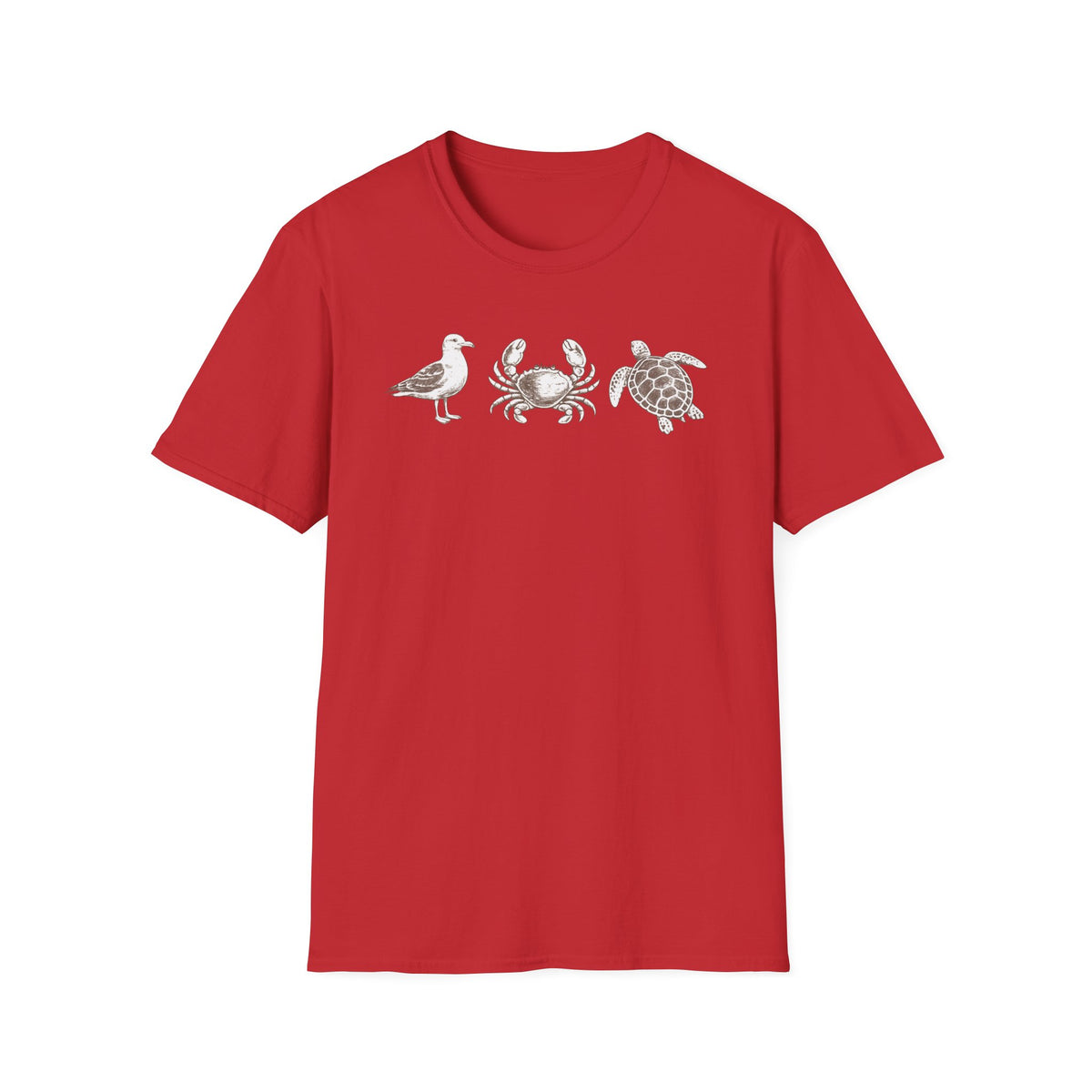Unisex Softstyle T-Shirt, beach life