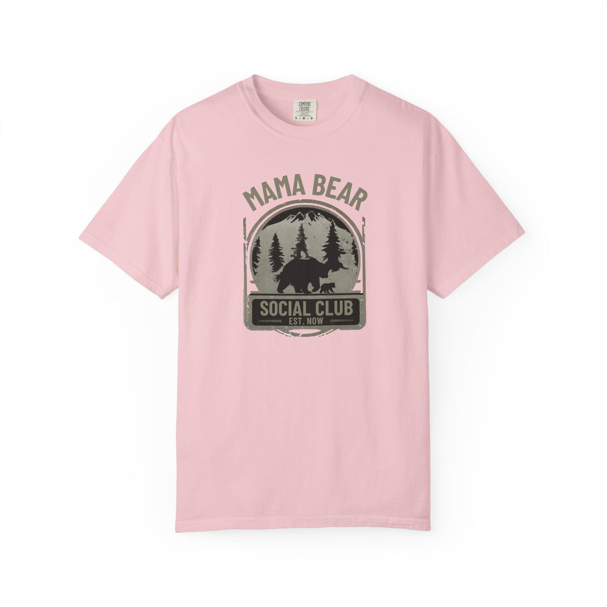 Unisex Garment-Dyed T-shirt, mama bear social club