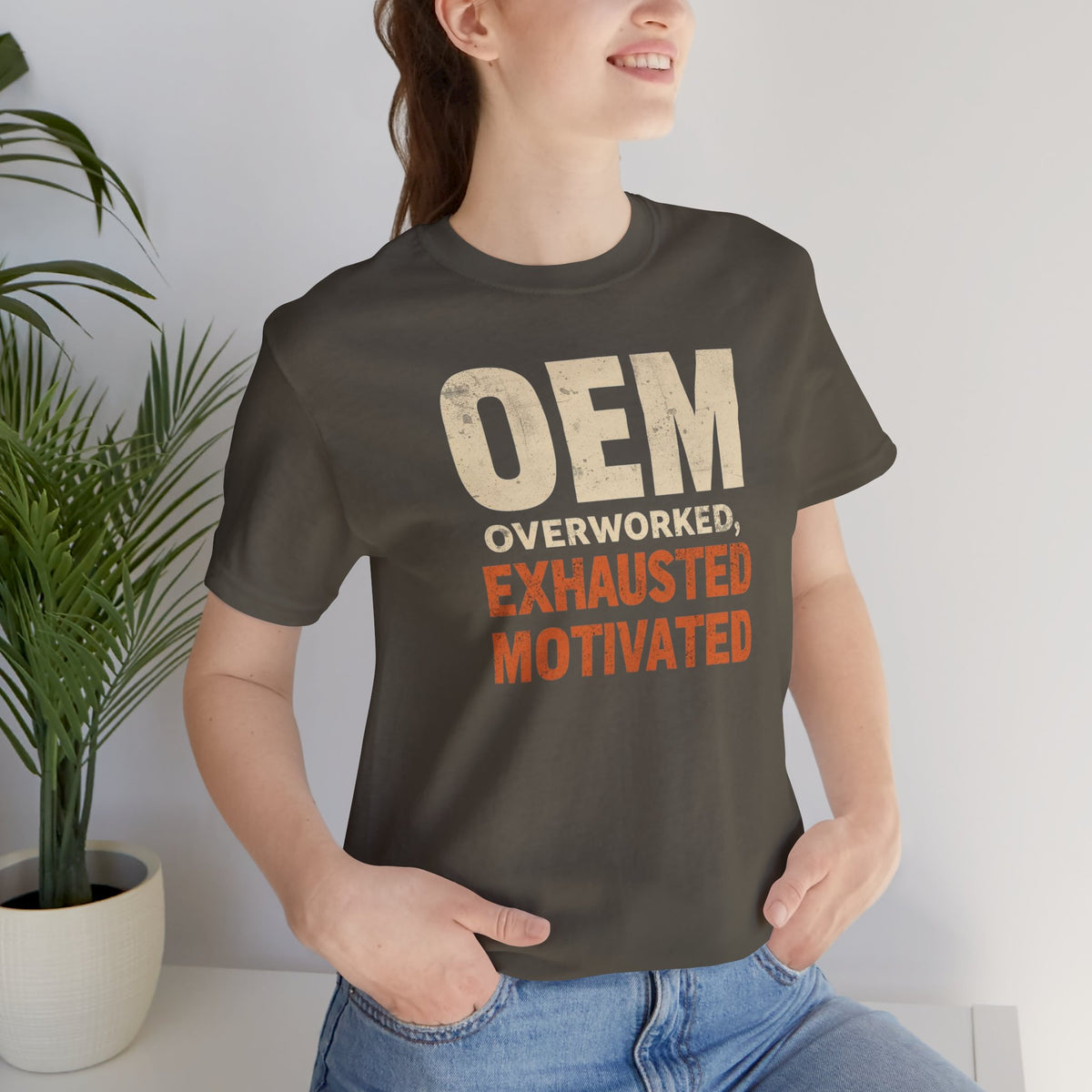 Unisex Jersey Short Sleeve Tee, OEM