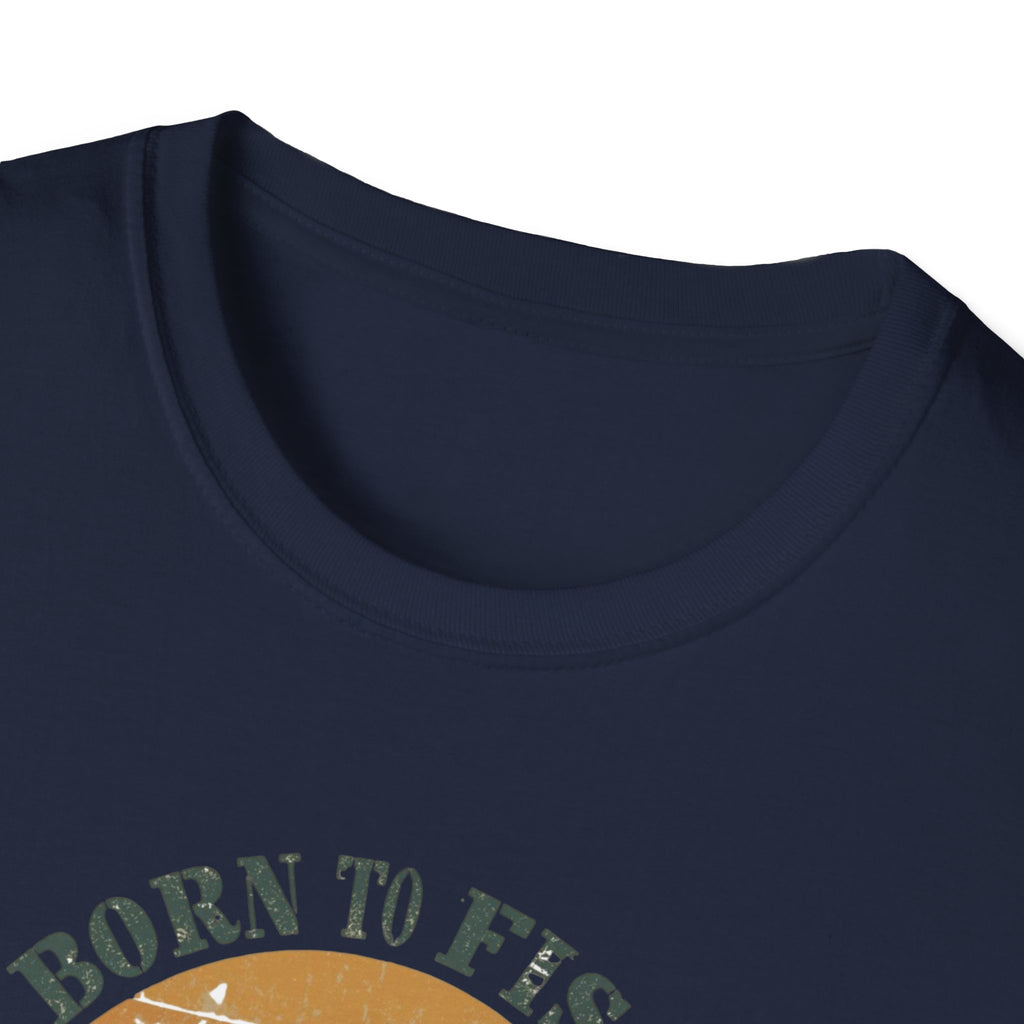 Unisex Softstyle T-Shirt, born to fish