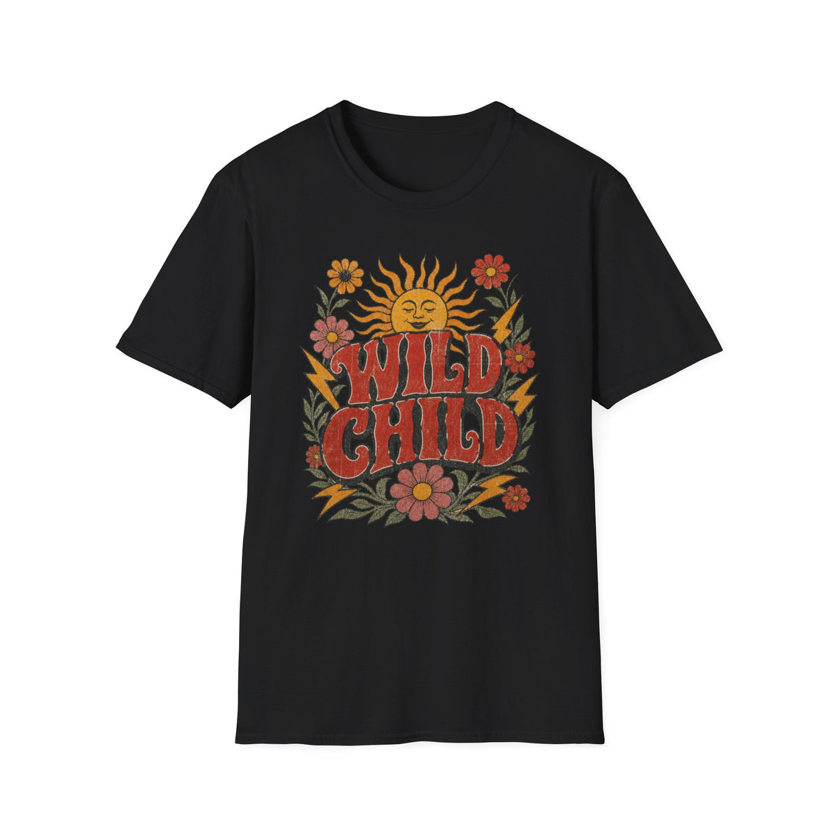 Unisex Softstyle T-Shirt, wild child shirt