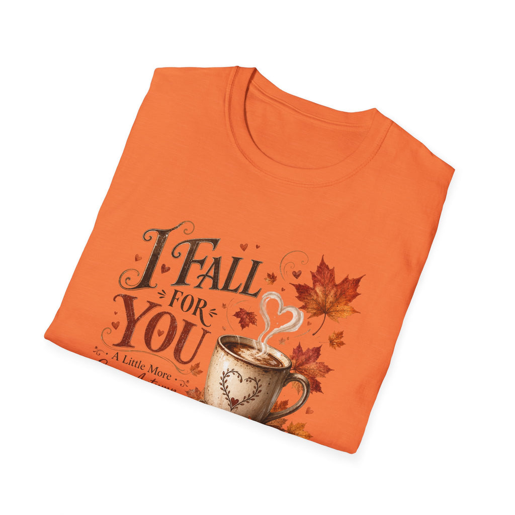 Unisex Softstyle T-Shirt,Cozy fall café / vintage shirt