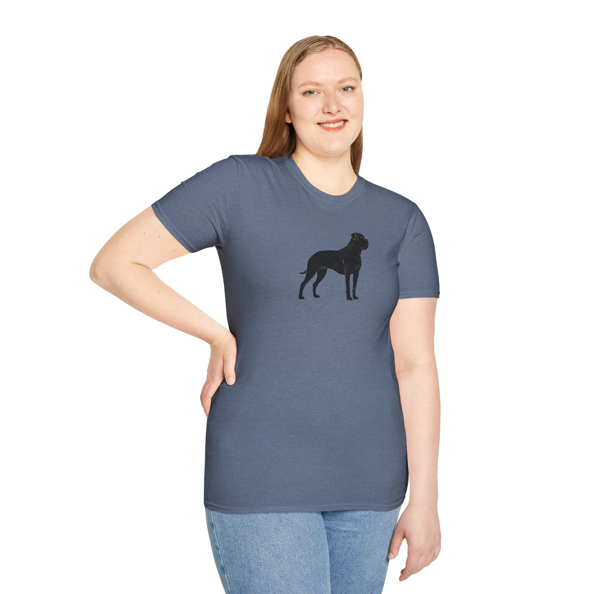 Unisex Softstyle T-Shirt, Portrait  of Dog