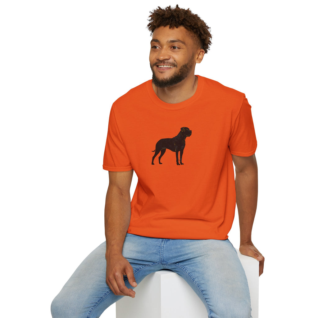 Unisex Softstyle T-Shirt, Portrait  of Dog