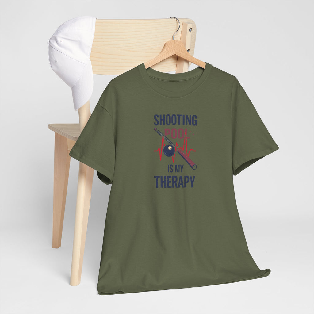 Unisex Heavy Cotton Tee, shooting pool