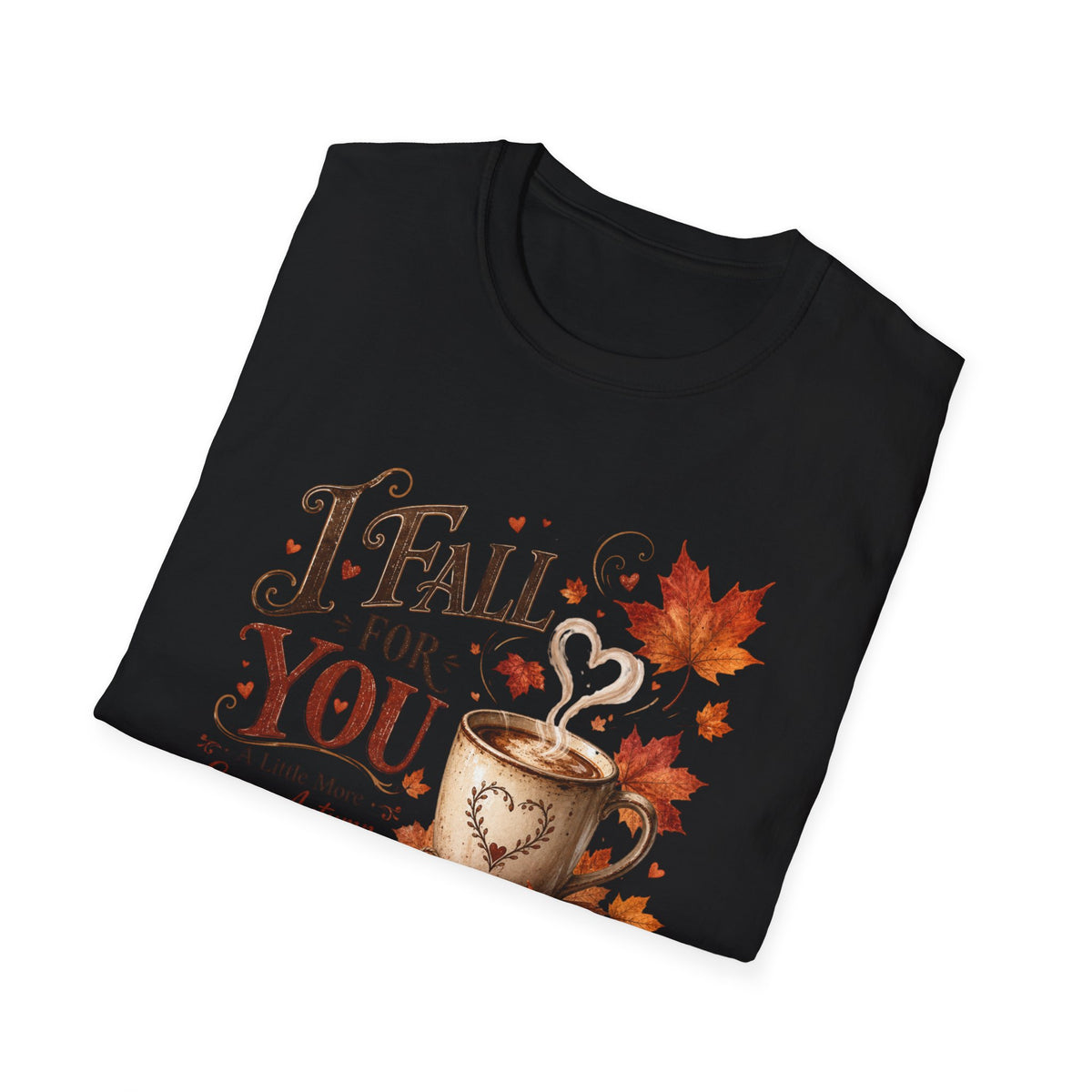 Unisex Softstyle T-Shirt,Cozy fall café / vintage shirt