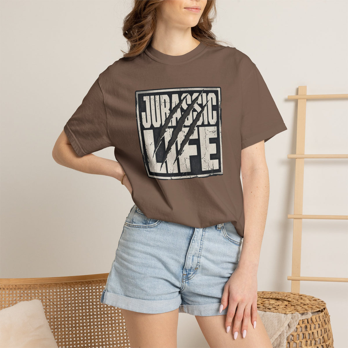 Unisex Garment-Dyed T-shirt, Jurassic life