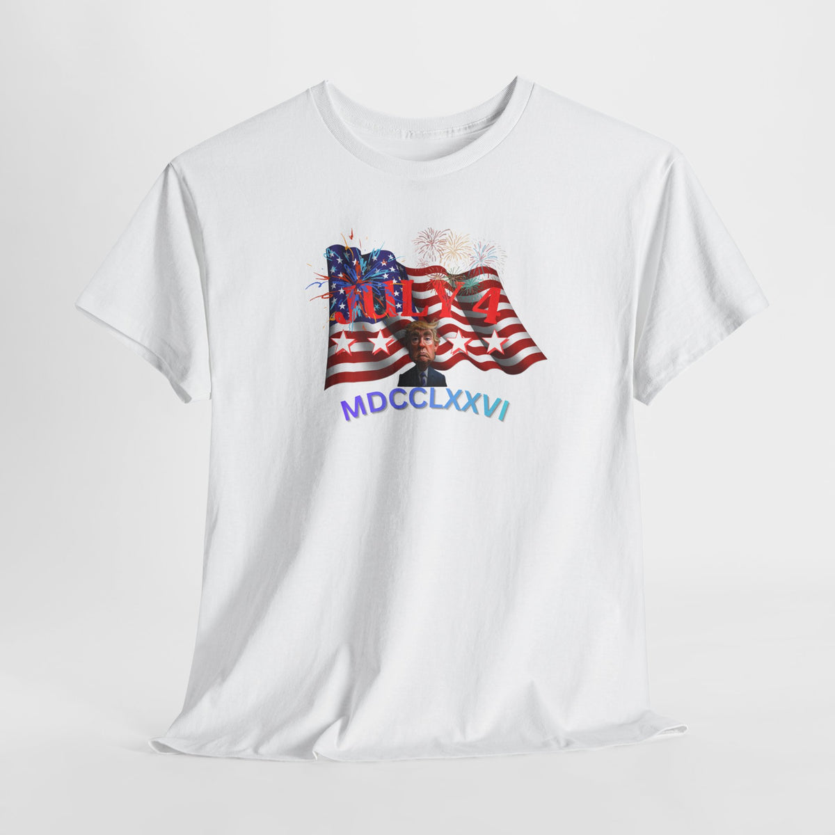 Unisex Heavy Cotton Tee, July 4 1776