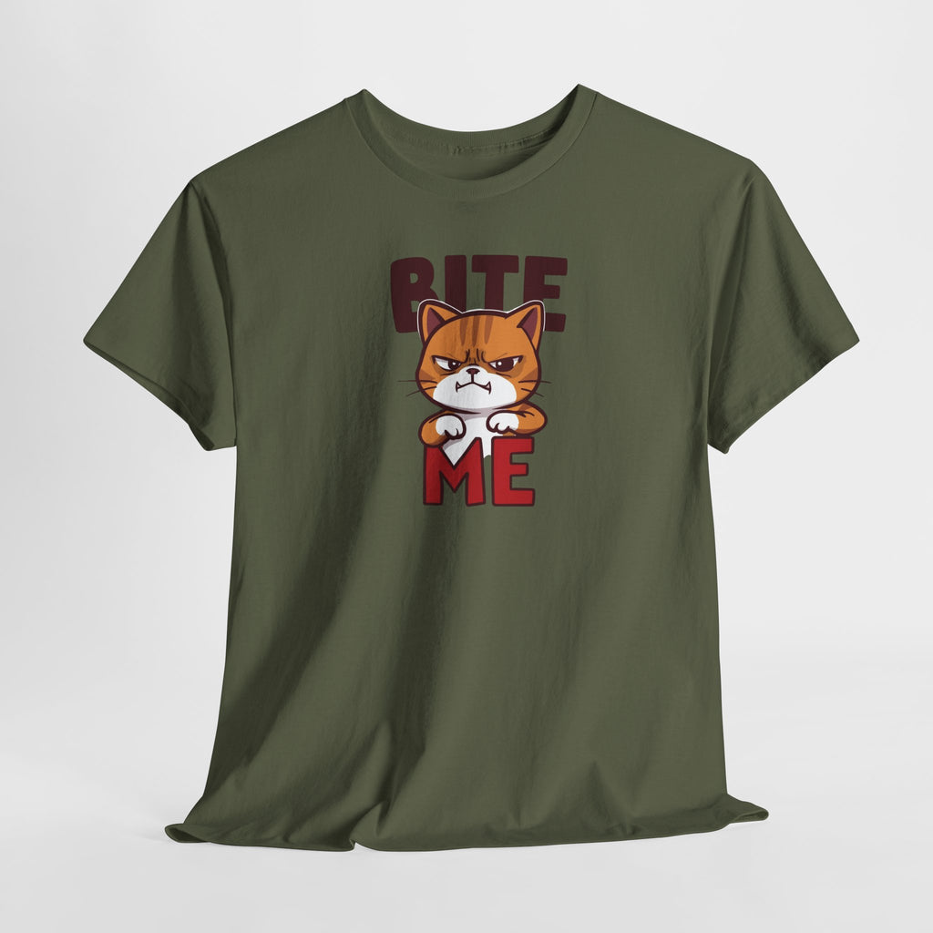 Unisex Heavy Cotton Tee, cat shirt