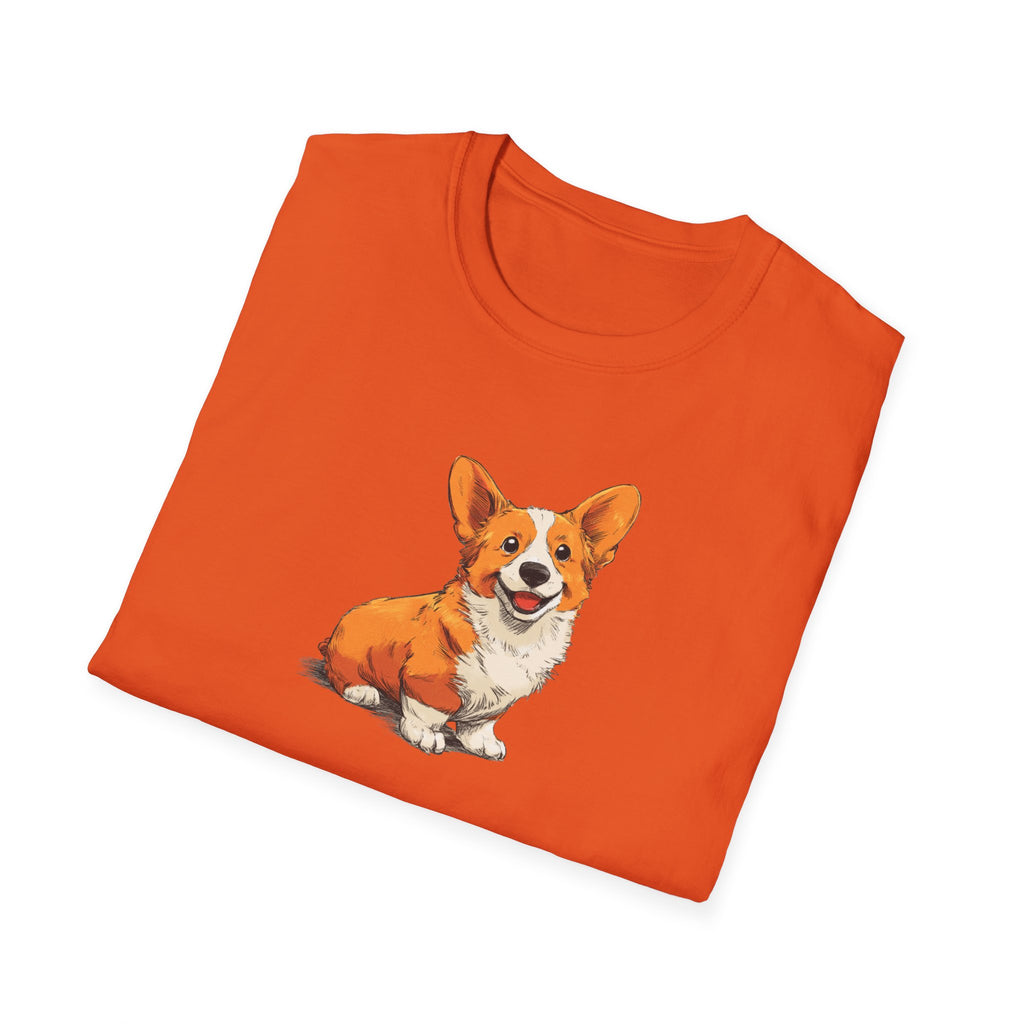 Unisex Softstyle T-Shirt, Corgi