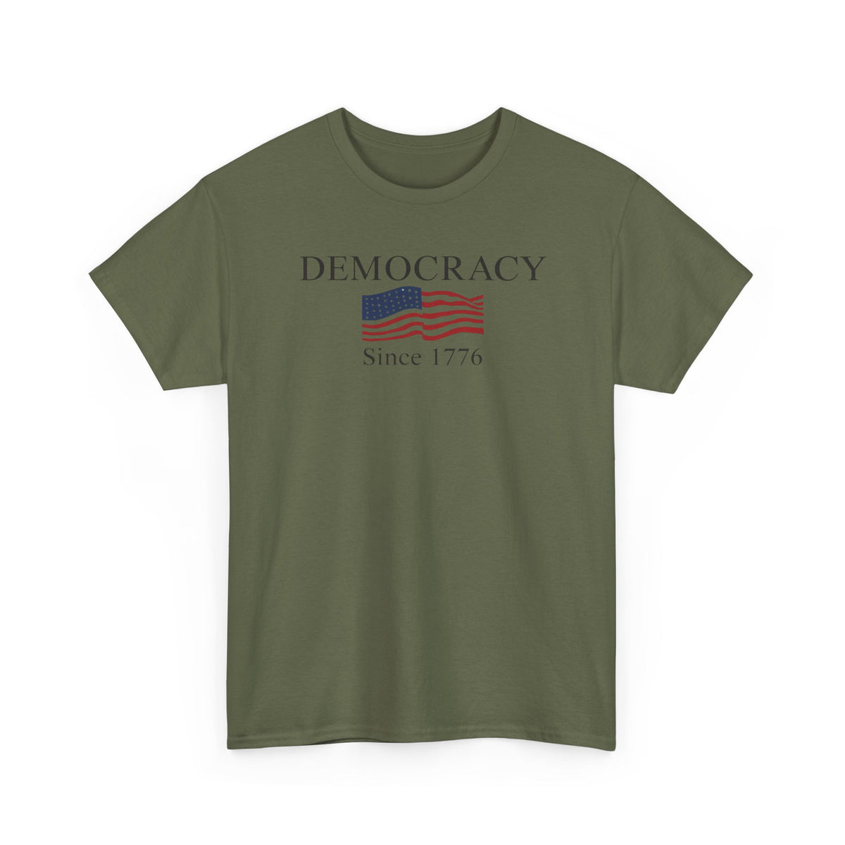 Unisex Heavy Cotton Tee, DEMOCRACY