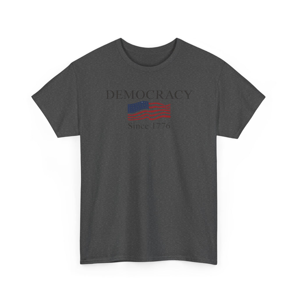 Unisex Heavy Cotton Tee, DEMOCRACY
