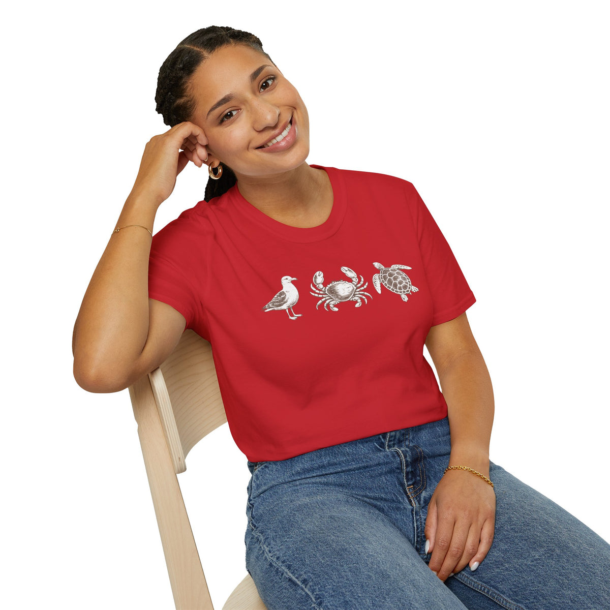 Unisex Softstyle T-Shirt, beach life