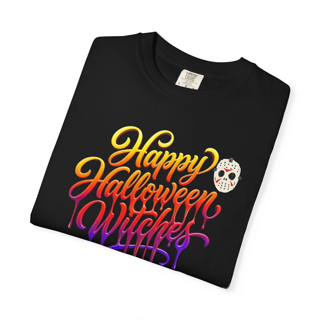 Unisex Garment-Dyed T-shirt, happy halloween shirt