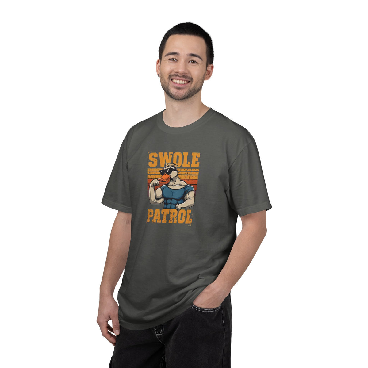 Unisex Garment-Dyed T-shirt, duck work out