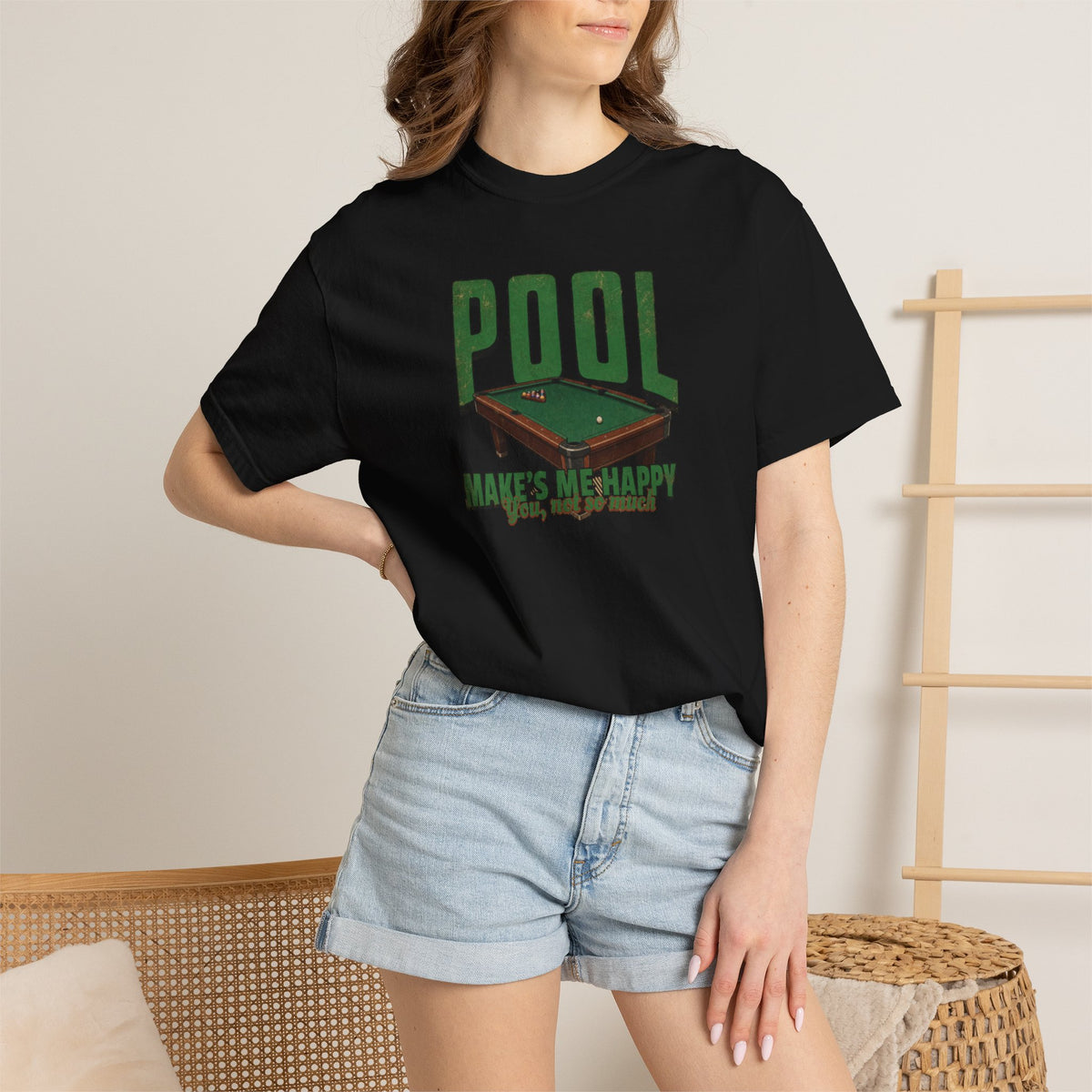 Unisex Garment-Dyed T-shirt, pool players shirt