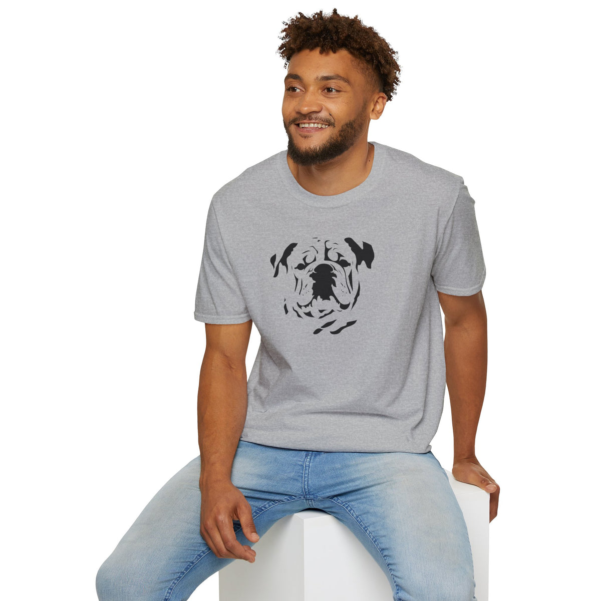 Unisex Softstyle T-Shirt, Bull Dog