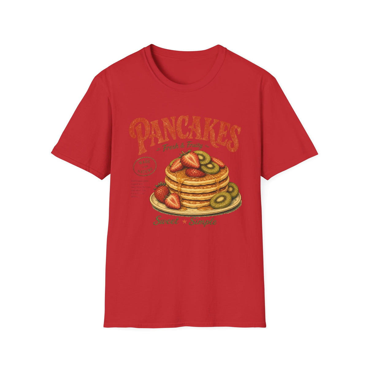 Unisex Softstyle T-Shirt, Breakfast Pancakes Shirt