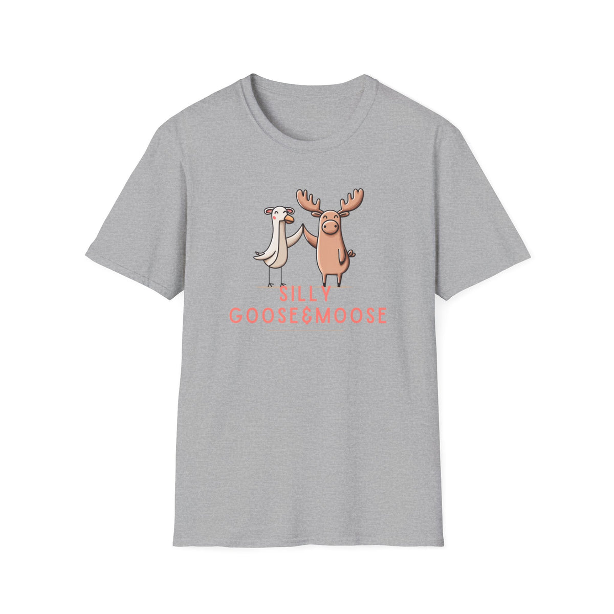 Stay Silly Goosey Moosey Shirt Cute Funny Minimal Animal Pun Tee Positive Humor