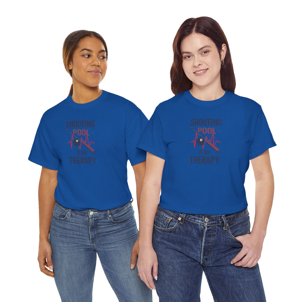 Unisex Heavy Cotton Tee, shooting pool