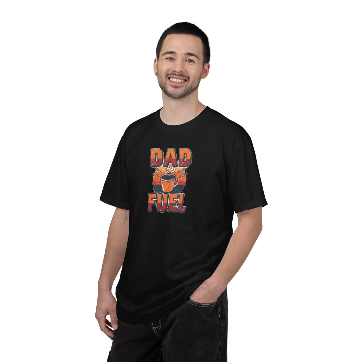 Unisex Garment-Dyed T-shirt,Dad Fuel Coffee Shirt, Funny Coffee Dad Shirt, Father’s Day Gift