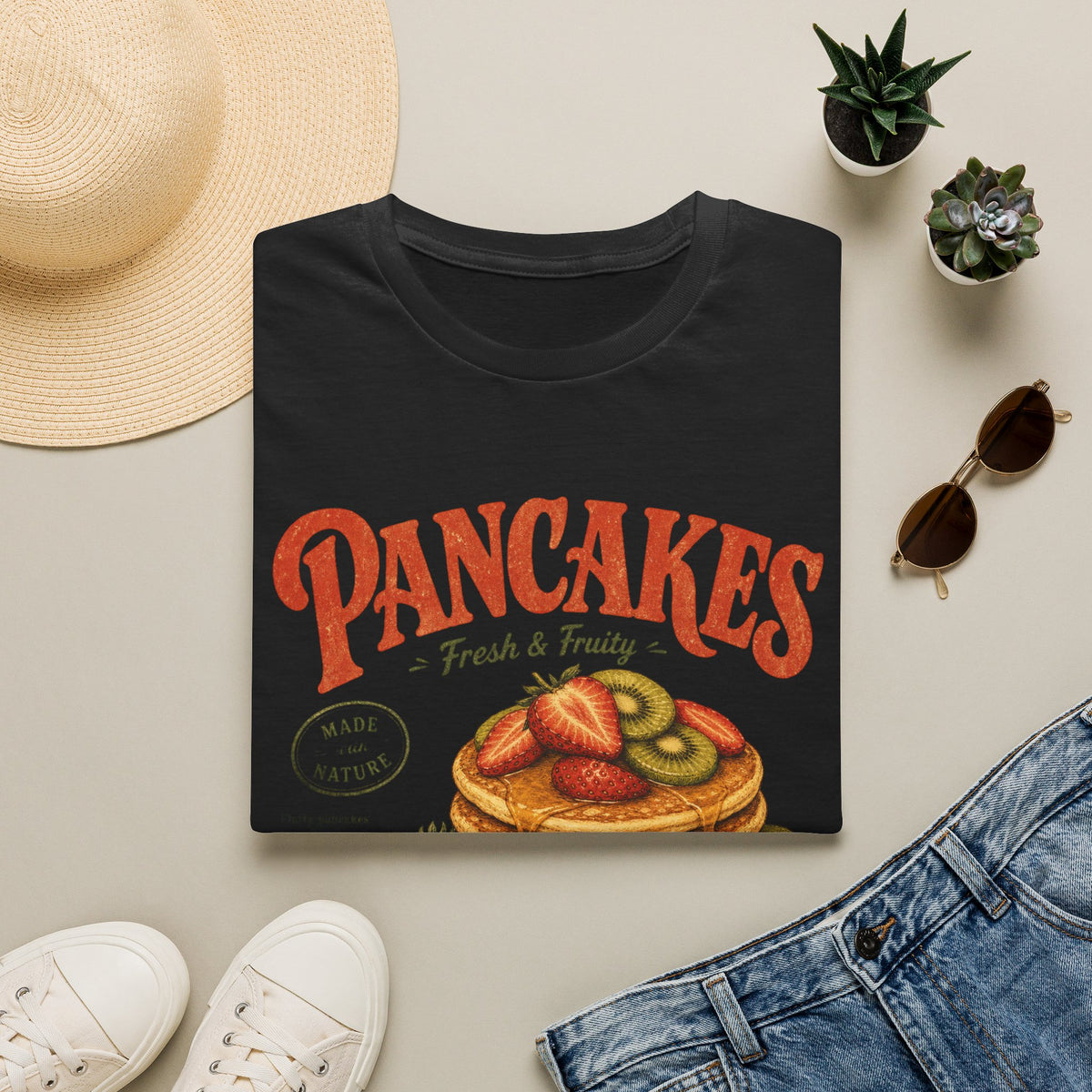 Unisex Softstyle T-Shirt, Breakfast Pancakes Shirt