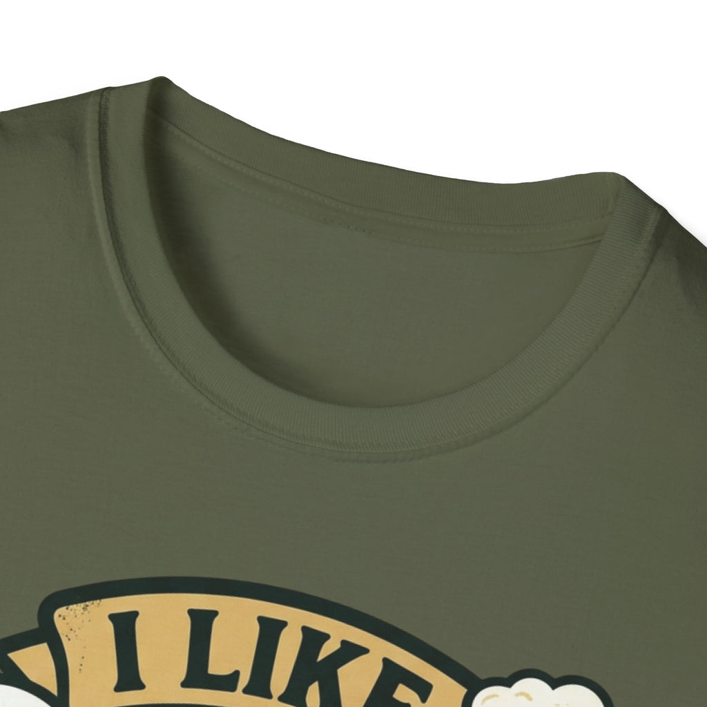Unisex Softstyle T-Shirt, Funny Big Putts Golf Shirt, Beer and Golf Humor Tee, Novelty Golfer Gift