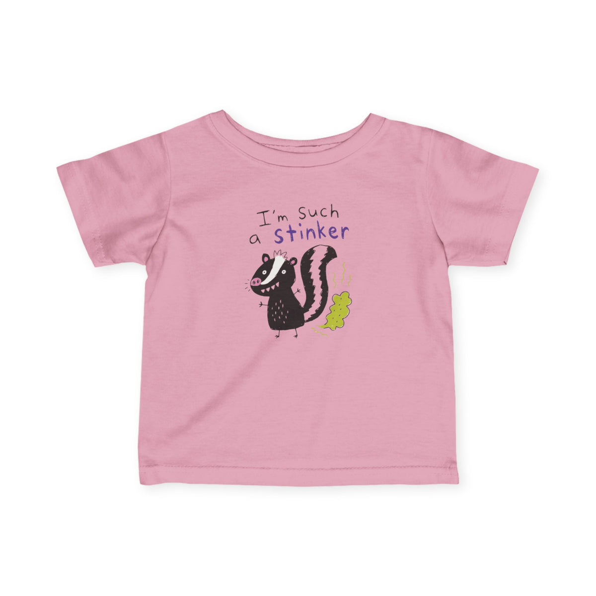 Infant Fine Jersey Tee, stinker funny pun t-shirt