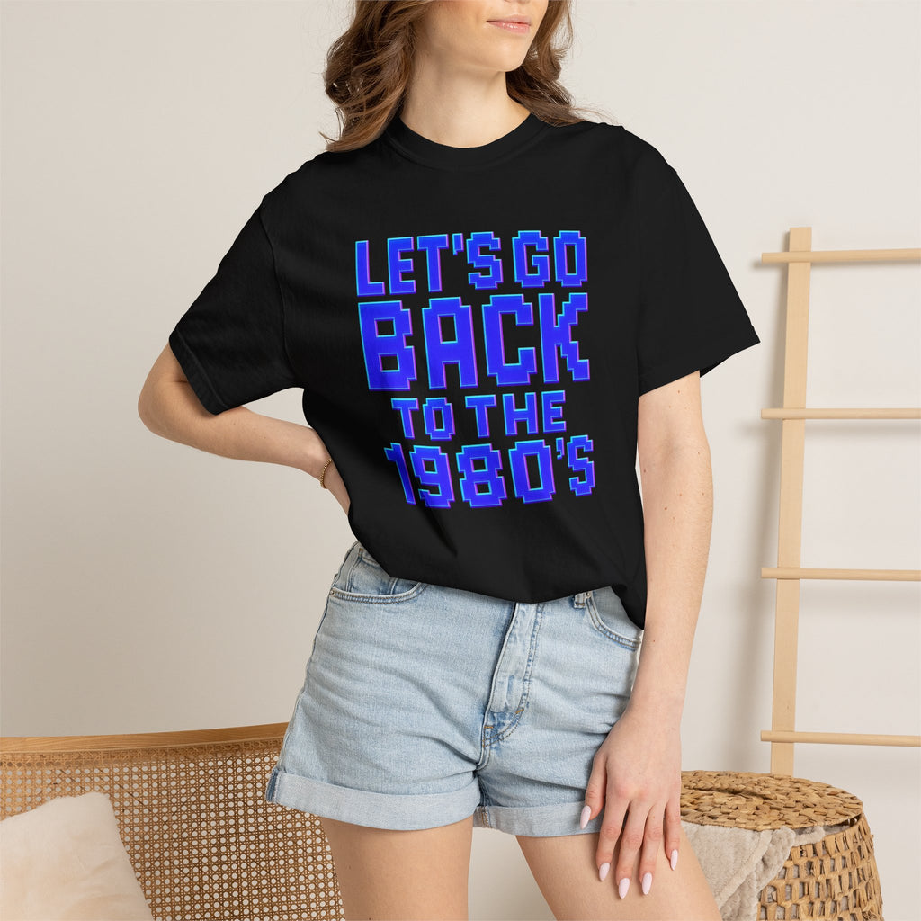 Unisex Garment-Dyed T-shirt, 80's vibe shirt