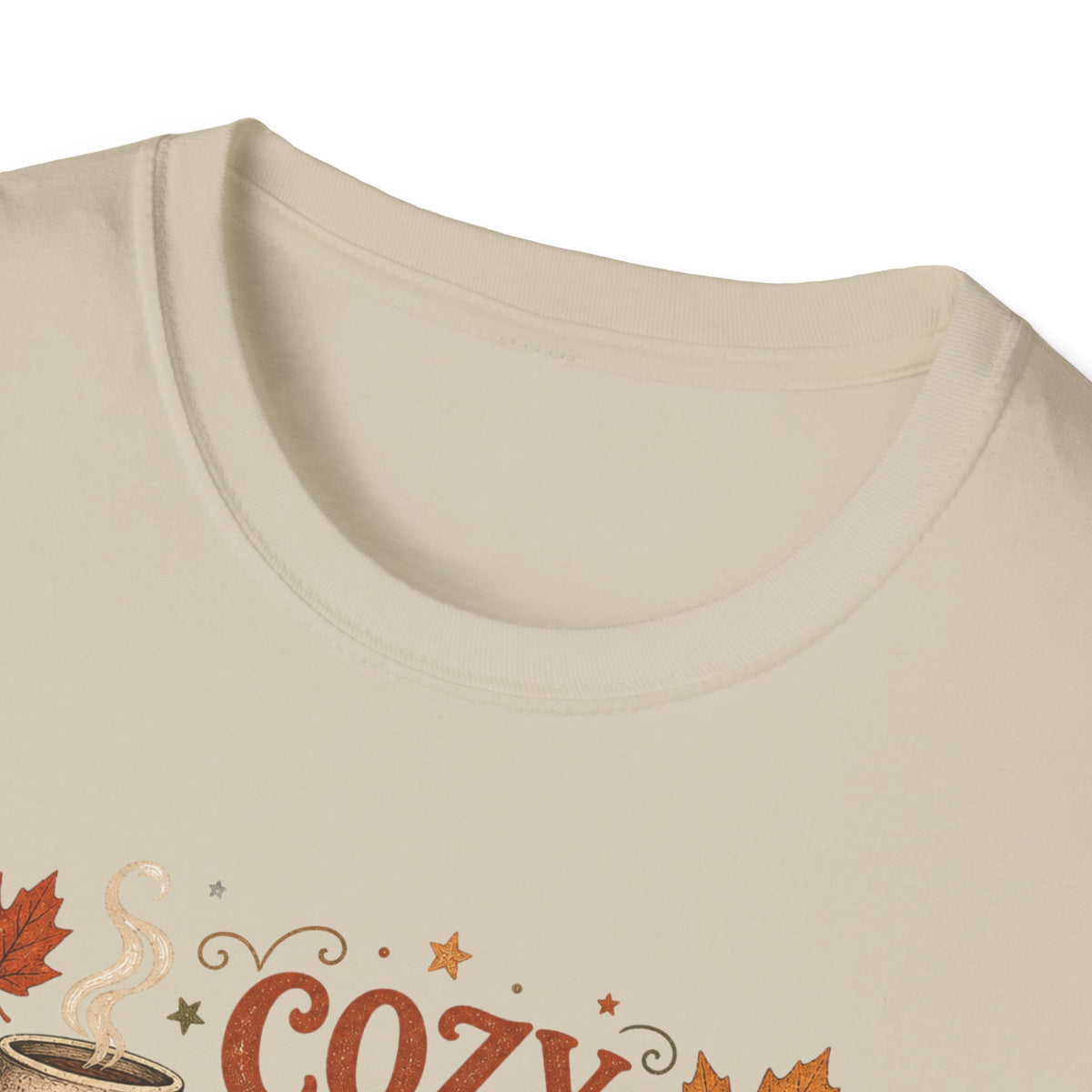 Unisex Softstyle T-Shirt, Cozy Reads and Football Season Shirt, Fall Book Lover Tee, Autumn Game Day Gift