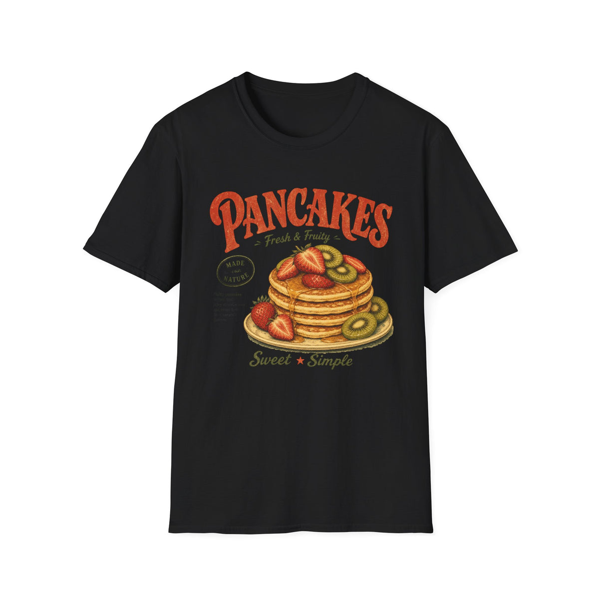 Unisex Softstyle T-Shirt, Breakfast Pancakes Shirt