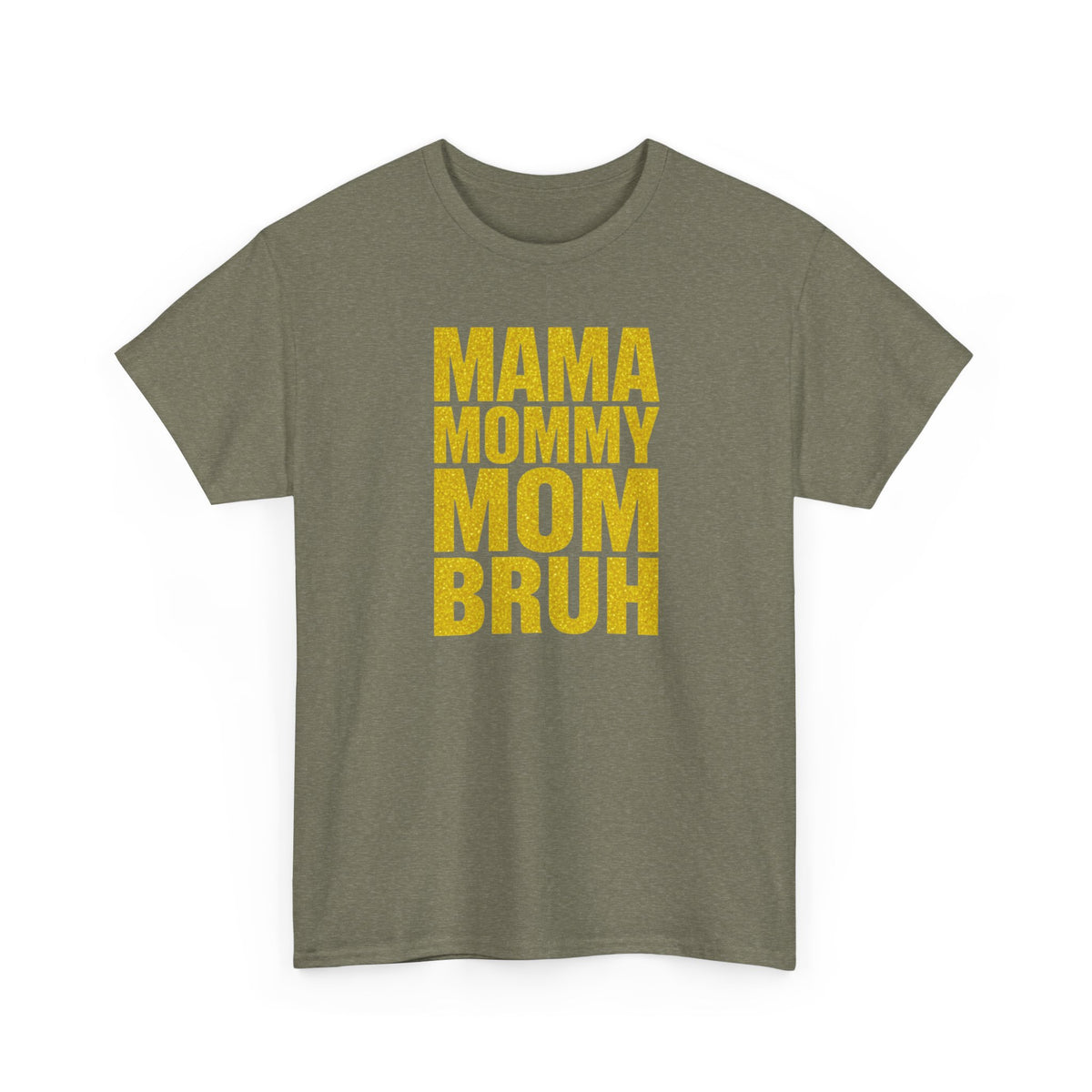 Unisex Heavy Cotton Tee, Mama Mommy Mom Bruh Shirt, Funny Mom Tee, Mom Life Shirt, Gift for Mom