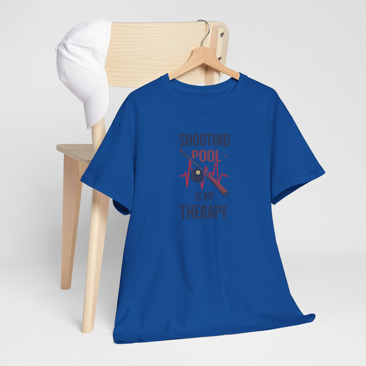 Unisex Heavy Cotton Tee, shooting pool