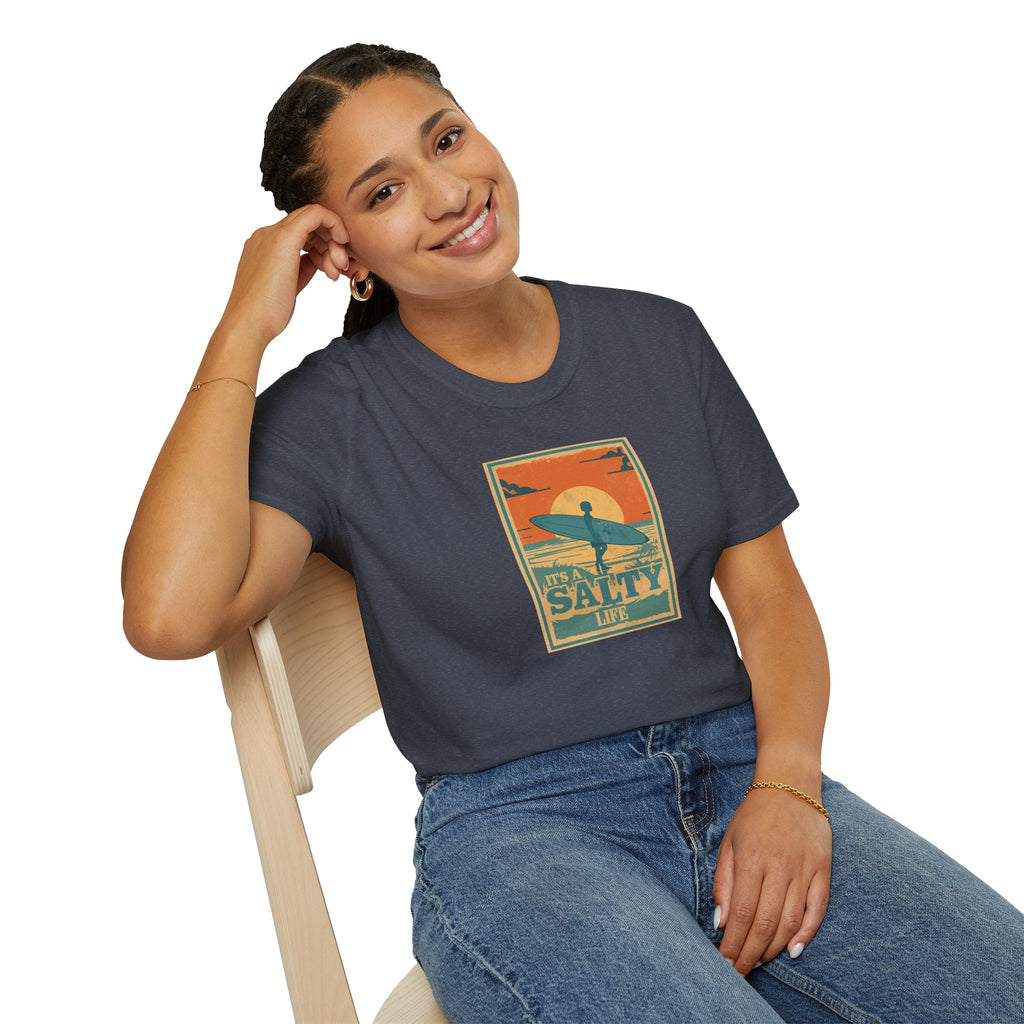 Unisex Softstyle T-Shirt, salty life shirt