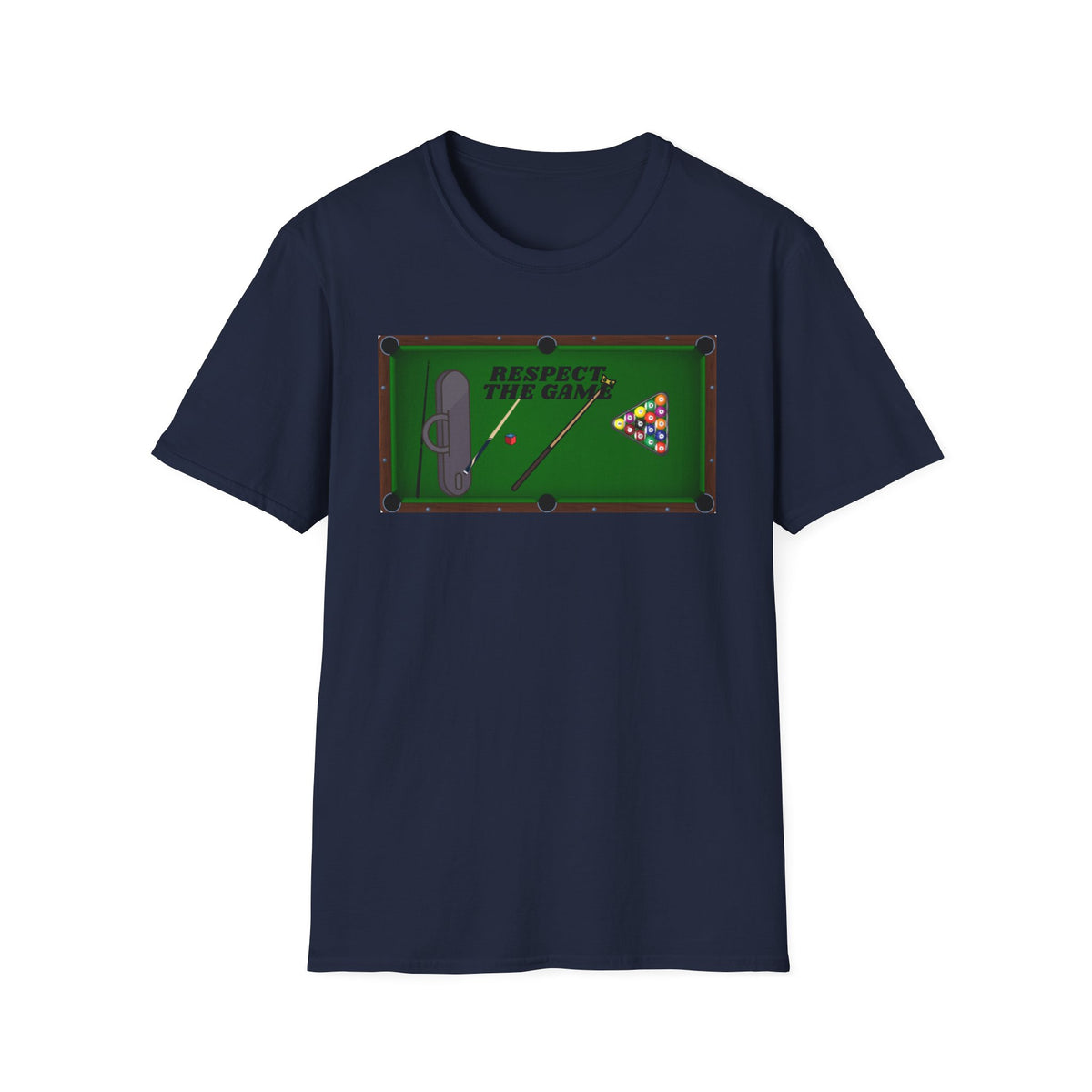 Unisex Softstyle T-Shirt, pool player