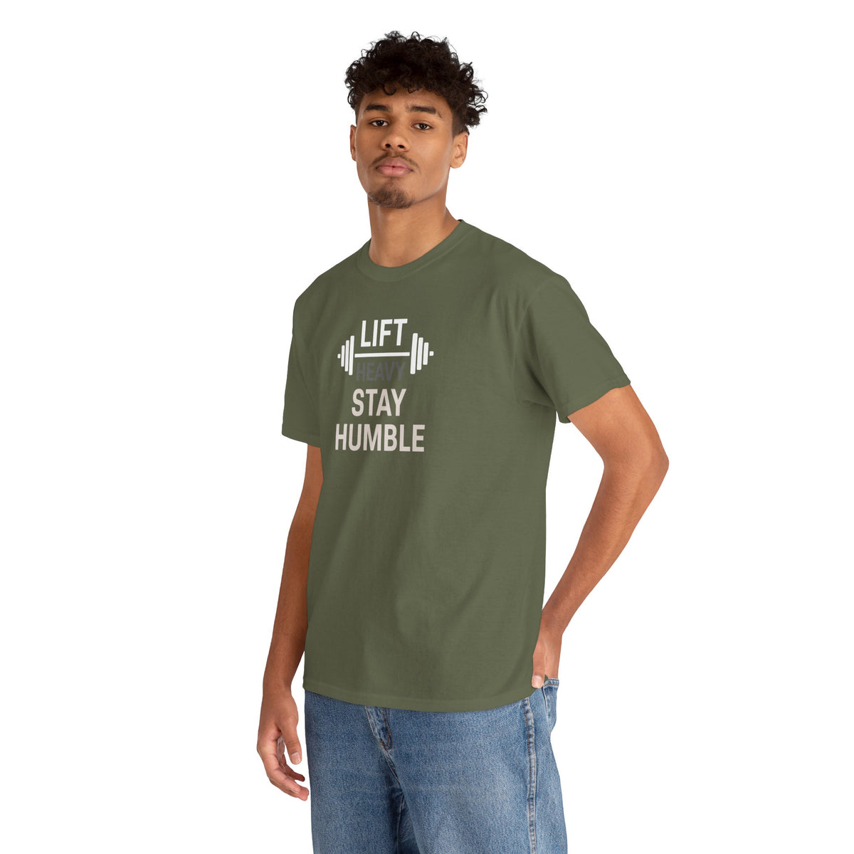 Unisex Heavy Cotton Tee, Gym quote