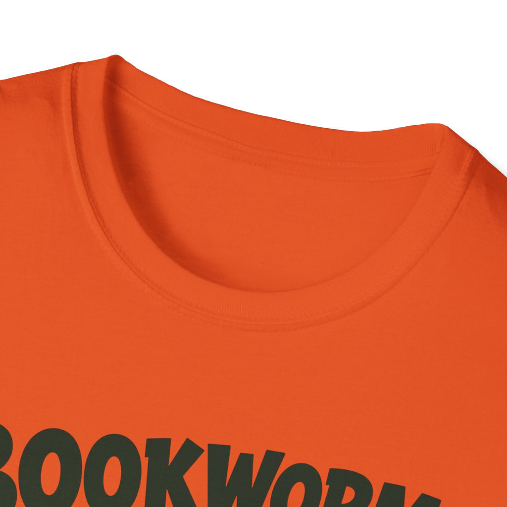 Unisex Softstyle T-Shirt, Bookworm by Day Football Fan by Sunday Shirt, Funny Reader Gift, Football Season Tee