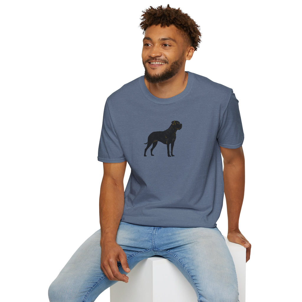 Unisex Softstyle T-Shirt, Portrait  of Dog
