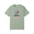 Unisex Garment-Dyed T-shirt,Gym Hair Don’t Care Shirt, Cute Workout Shirt Women, Funny Gym Tee, Messy Bun Fitness Shirt, Comfort Colors Women Gym