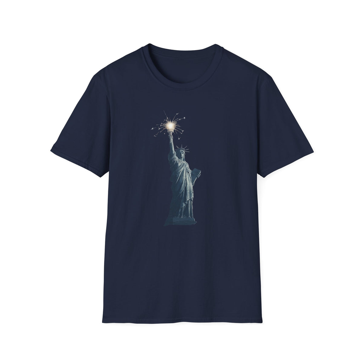 Unisex Softstyle T-Shirt, satte of liberty