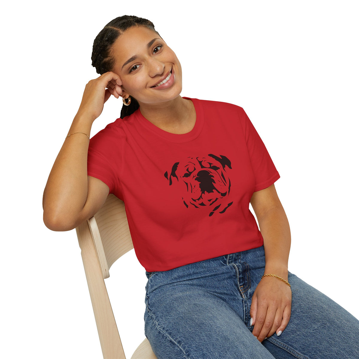 Unisex Softstyle T-Shirt, Bull Dog